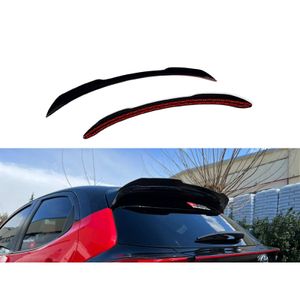 Dakspoiler (Spoiler Cap) passend voor Toyota Yaris (P21) 2020- (ABS Glanzend zwart) TSTO46