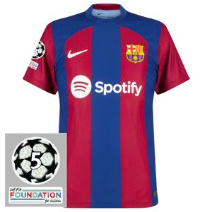 FC Barcelona Dri Fit ADV Match Shirt Thuis 2023-2024 + Champions League Badges
