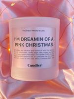 Ryan Porter Pink Christmas Geurkaars - thumbnail