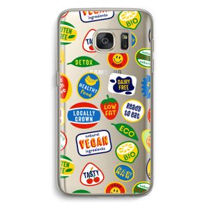 Fruitsticker: Samsung Galaxy S7 Transparant Hoesje