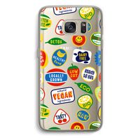Fruitsticker: Samsung Galaxy S7 Transparant Hoesje