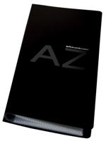 Apli Visitekaartenmap, Ft 27,5 x 12 cm, voor 160 kaarten, zwart