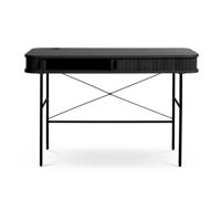 Olivine Lenn houten bureau zwart - 120 x 60 cm - thumbnail