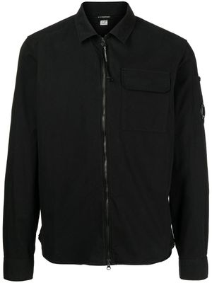 C.P. Company chemise à fermeture zippée - Noir