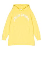 Palm Angels Kids hoodie à logo imprimé - Jaune - thumbnail