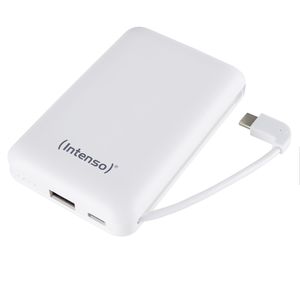 Intenso XC10000 Powerbank 10000 mAh LiPo USB-A, USB-C Wit Statusweergave