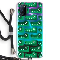 Crocs: Oppo A52 Transparant Hoesje met koord