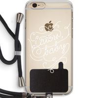 Laters, baby: iPhone 6 PLUS / 6S PLUS Transparant Hoesje met koord