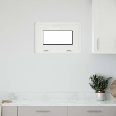 Kelderraam "RISOR" 60x40 cm 2 glas kiepdraad antraciet