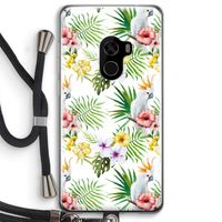 Gele kuif: Xiaomi Mi Mix 2 Transparant Hoesje met koord