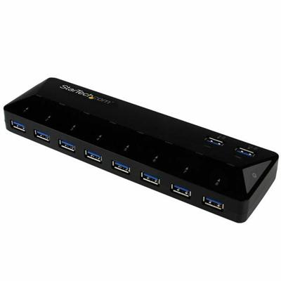 USB-HUB Startech ST103008U2C USB 3.0 x 10 Zwart