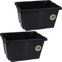 5x Stuks Opberg boxen/dozen - kunststof - 20 liter - 42 x 33 x 23 cm - thumbnail