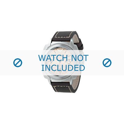 Horlogeband Armani AR5831 Leder Bruin 23mm