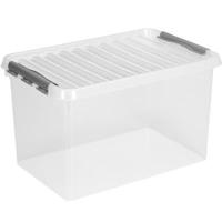 Sunware opslagbox - met deksel - kunststof - 62 liter - 60 x 40 x 34 cm - opslagdoos