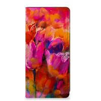 Bookcase Samsung Galaxy A25 Tulips - thumbnail