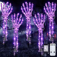 5 stuks halloween glow ghost handgazonverlichting halloween tuinverlichting ghost party buitenpad verkleed rekwisieten Lightinthebox