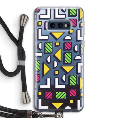 8-bit N°4: Samsung Galaxy S10e Transparant Hoesje met koord