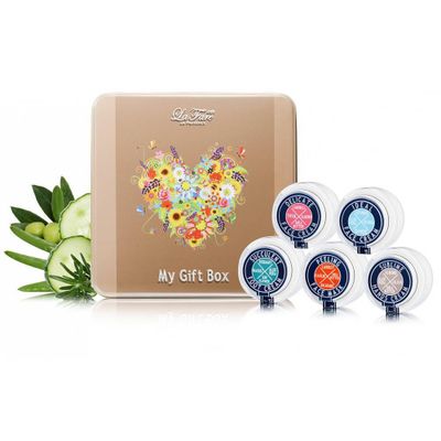 La Fare 1789 Vegan Giftbox met Hand-, Voet-, Gezichtscrème en Peeling.