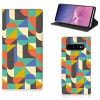 Samsung Galaxy S10 | Hoesje met Magneet | Funky Retro