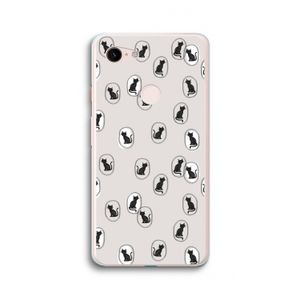 Miauw: Google Pixel 3 XL Transparant Hoesje