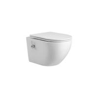 Wandcloset BWS Tado Pro met Bidetkraan Randloos Glans Wit 52.5 cm (incl. Zitting)