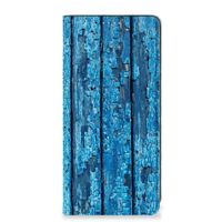 Samsung Galaxy A21s Book Wallet Case Wood Blue