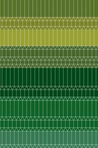Moooi Carpets - Zigzag Green - 300x400 cm Vloerkleed