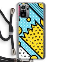 Pop Art #1: Xiaomi Redmi Note 10S Transparant Hoesje met koord