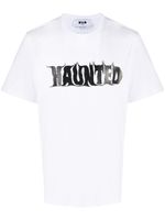 MSGM t-shirt Haunted - Blanc