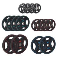 Muscle Power 50mm PU halterschijf set 160KG