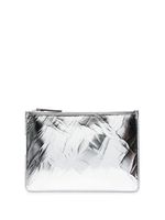 Maison Margiela pochette Broken Mirror en cuir - Argent