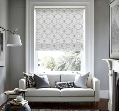 Gebogen lijnen elegant raambekleding