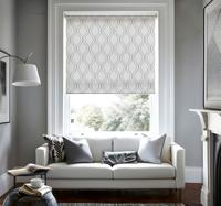 Gebogen lijnen elegant raambekleding