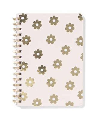 HEMA Notitieboek Spiraal A5 Lijnen Bloemen