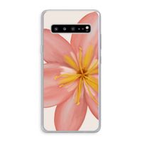 Pink Ellila Flower: Samsung Galaxy S10 5G Transparant Hoesje