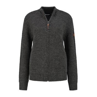 Travelin&apos; Women - mock neck - Donker antraciet - Maat XXL