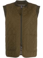 A.P.C. gilet Elea à design matelassé - Vert