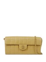 CHANEL Pre-Owned sac porté épaule Choco Bar East West (2002) - Jaune - thumbnail