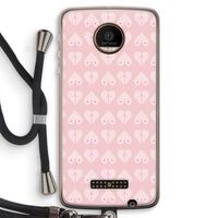 Ass 'n Titties: Motorola Moto Z Force Transparant Hoesje met koord