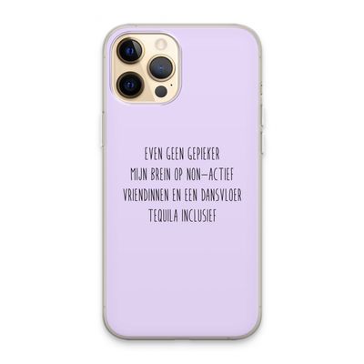 Tequila: iPhone 13 Pro Max Transparant Hoesje