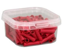 Enzo kabelschoen vlaksteker male rood 6.3x0.8mm - 4433010