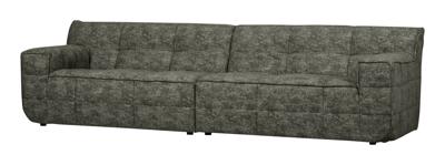 WOOOD 4-zits Bank 'Timor' Chenille, kleur Groen