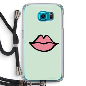 Kusje: Samsung Galaxy S6 Transparant Hoesje met koord