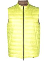 Herno gilet matelassé à design réversible - Jaune