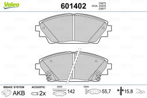 Valeo Remblokset 601402