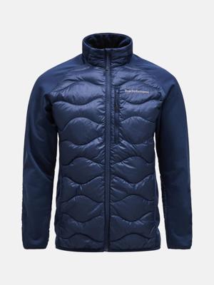 Peak Performance Helium Down Hybrid Hood Isolatiejas Heren Blue Shadow XL
