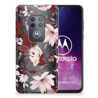 Smartphone hoesje Motorola One Zoom Watercolor Flowers