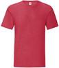 Fruit Of The Loom F130 Iconic T - Heather Red - S