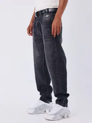 Project x Paris Slim Denim Jeans Heren Zwart - Maat S - Kleur: Zwart | Soccerfanshop