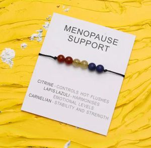 Verstelbare Zwarte Armband voor Ondersteuning Menopauze - Sieraden - Spiritueelboek.nl